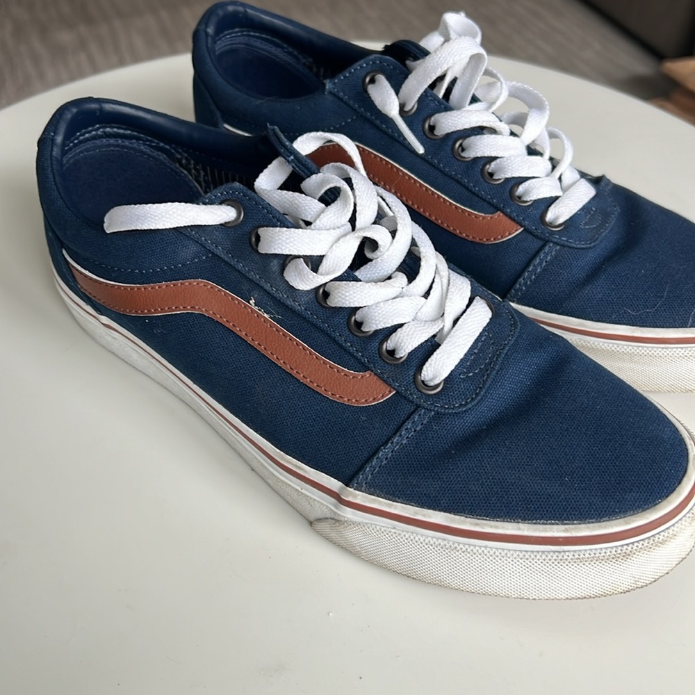 Vans lace up.